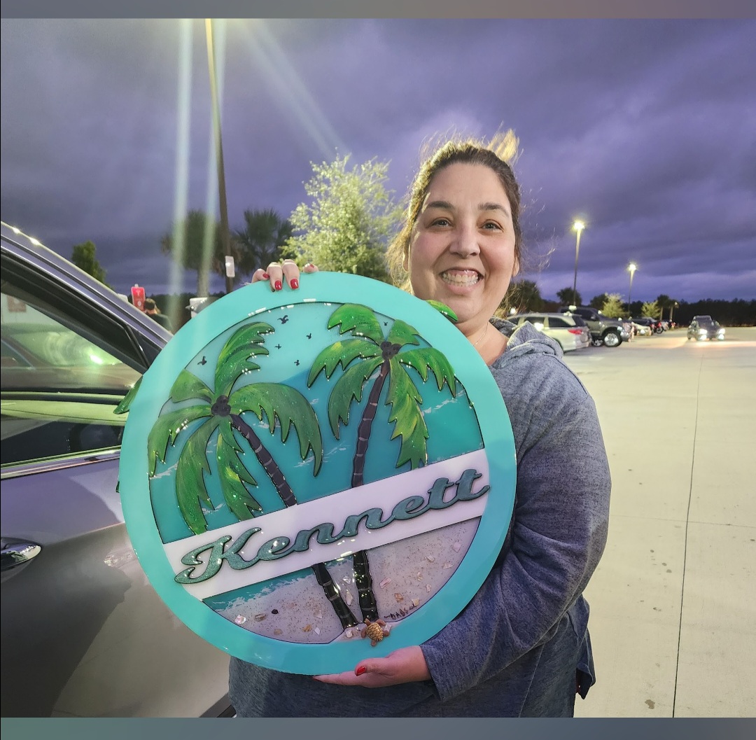 A happy Coastal Treasures customer