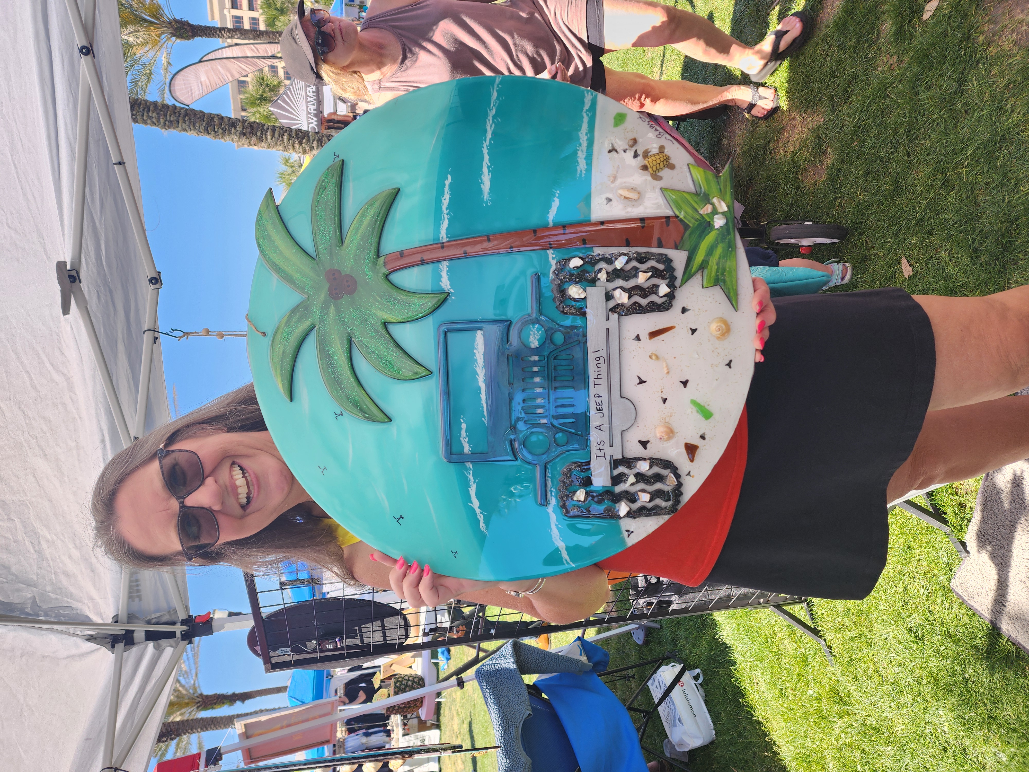 A happy Coastal Treasures customer