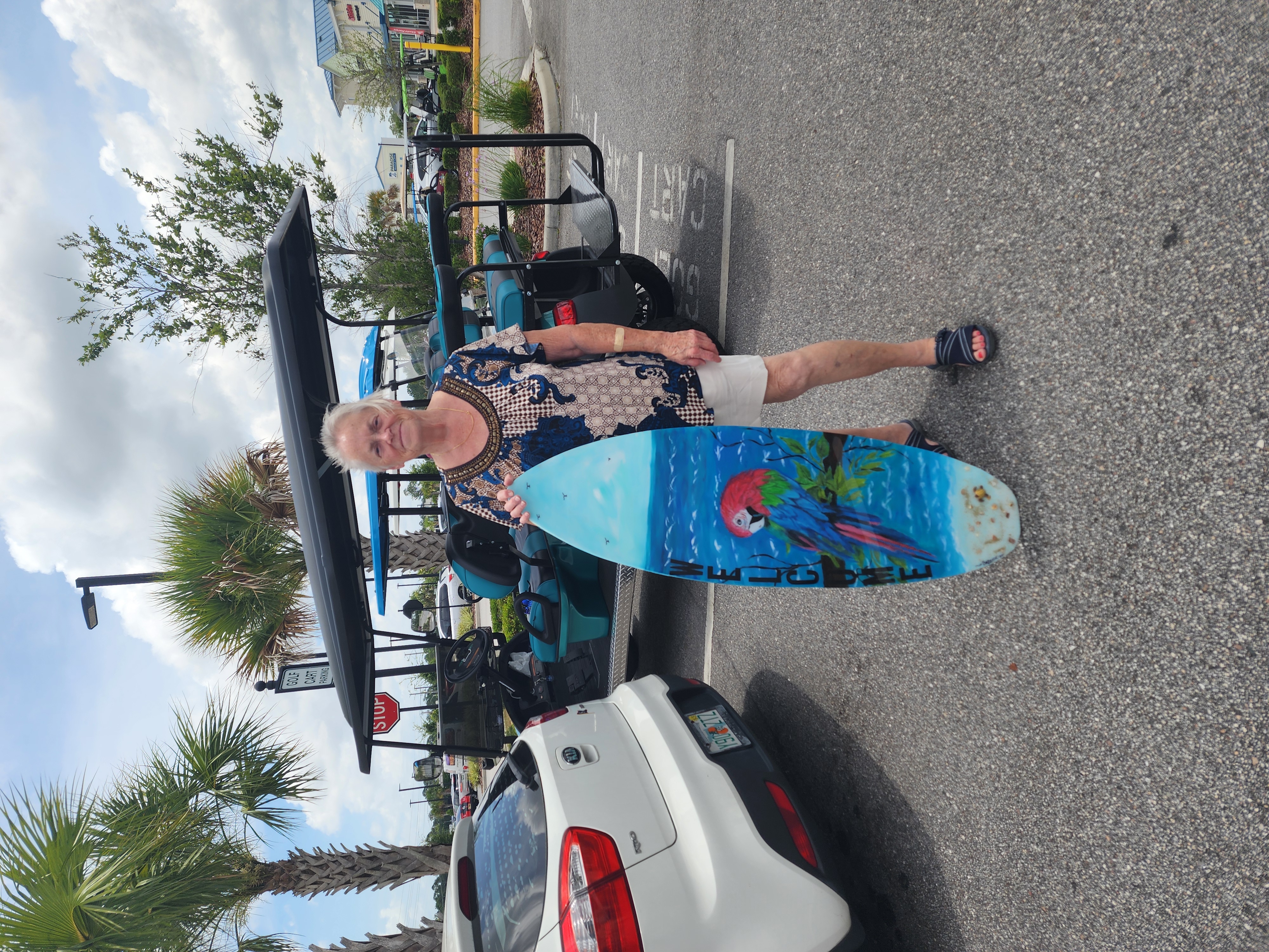 A happy Coastal Treasures customer